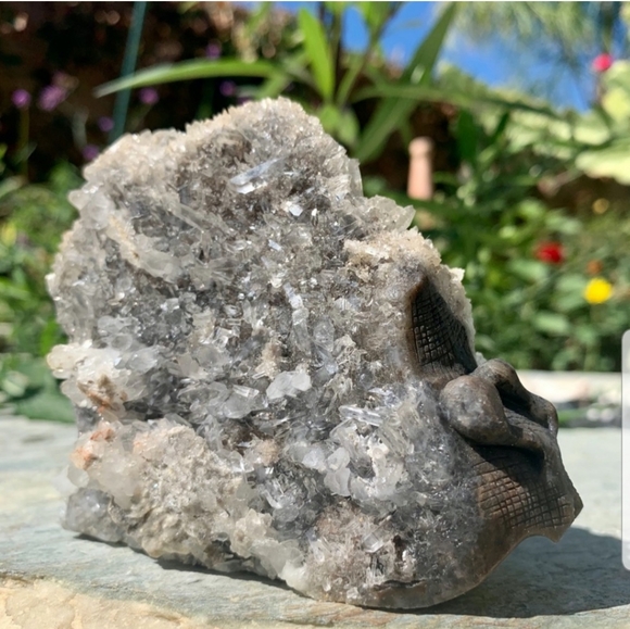 363g natural clear crystal cluster 🐌 - Picture 9 of 13